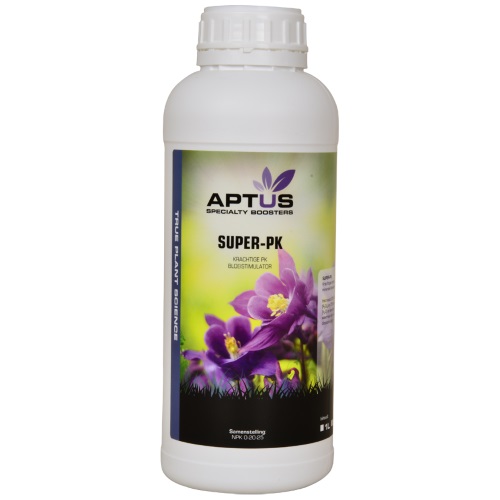 Fles Aptus Super PK – krachtige bloeistimulator met fosfor, kalium en aminozuren voor compacte, zware toppen