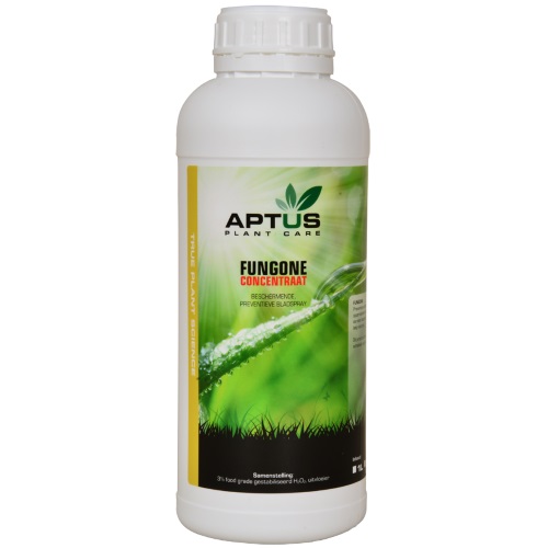Fles Aptus Fungone Concentraat – preventieve bladbespuiting tegen schimmels, bacteriën en virussen