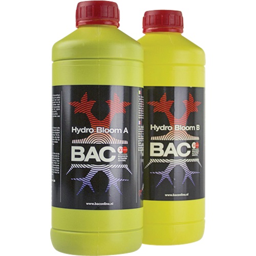 Set BAC Hydro Bloei A&B – complete hydro voeding voor optimale bloei en bloemontwikkeling in hydrosystemen, rijk aan mineralen en volledig oplosbaar