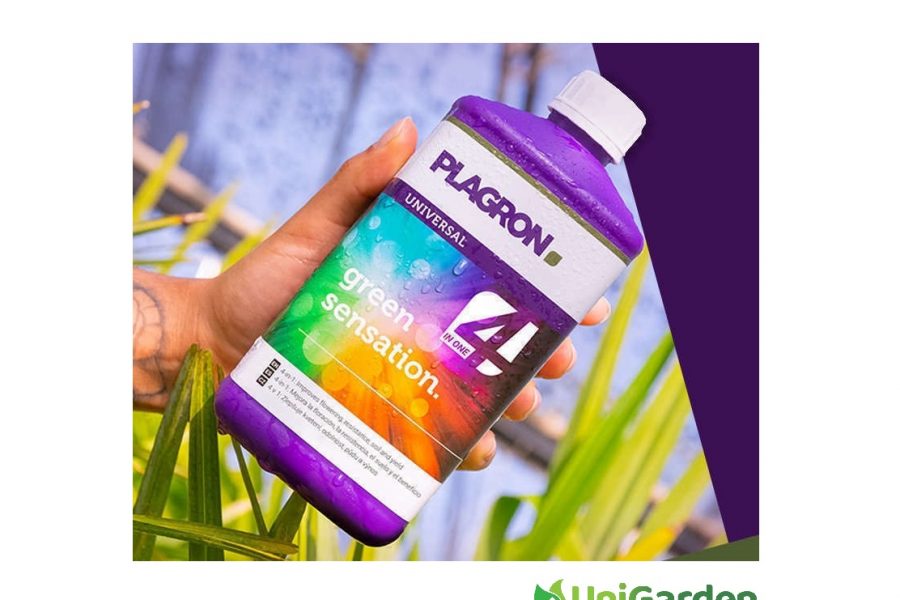 Fles Plagron Green Sensation – krachtige alles-in-één bloeibooster voor maximale opbrengst en bloemkwaliteit.