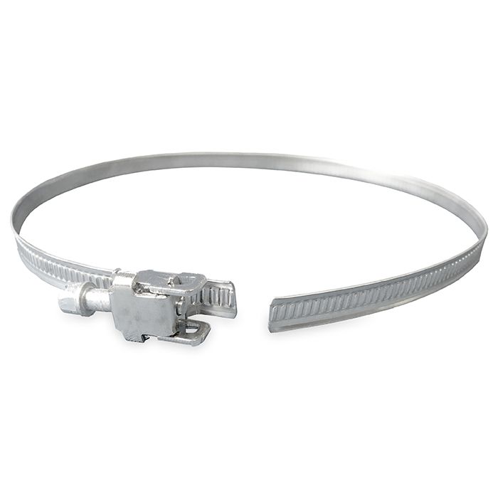 Verstelbare RVS slangklem voor luchtslangen of afvoerslangen