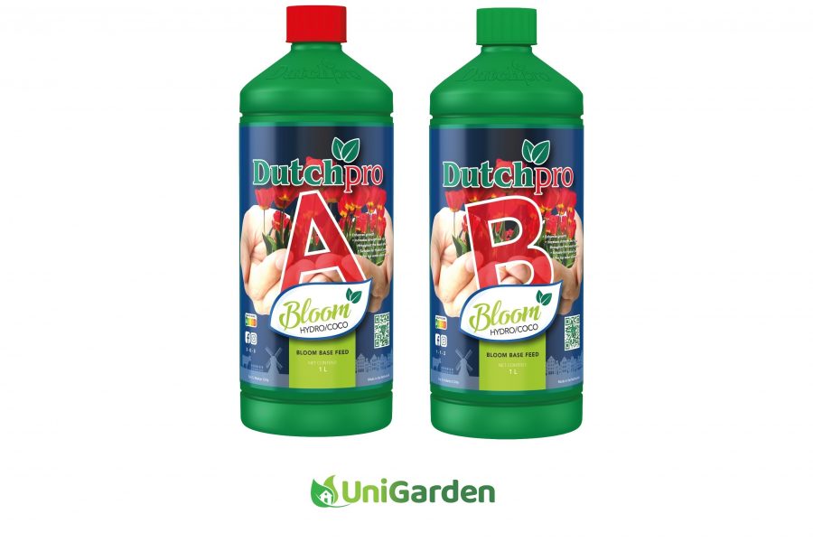 Flessen Dutch Pro Bloom Hydro/Coco A en B – Voeding voor bloeifase bij hydrocultuur en kokos