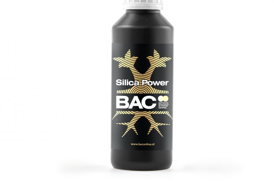 Fles BAC Silica Power (Silicium) – vloeibaar siliciumsupplement dat celwanden versterkt, weerstand verhoogt en opnamecapaciteit verbetert