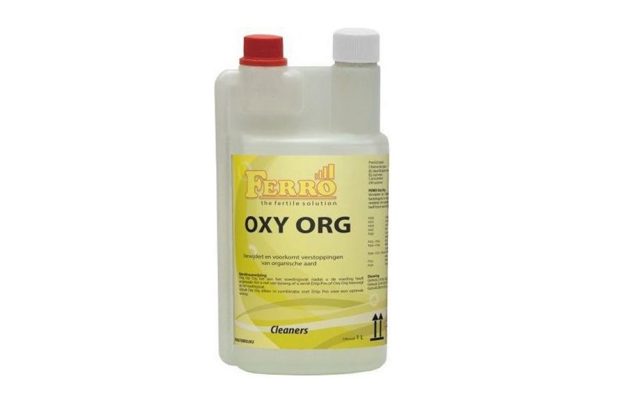Ferro Oxy-Org Cleaner 1L – Reinigingsmiddel en zuurstofbron voor irrigatie- en hydrosystemen