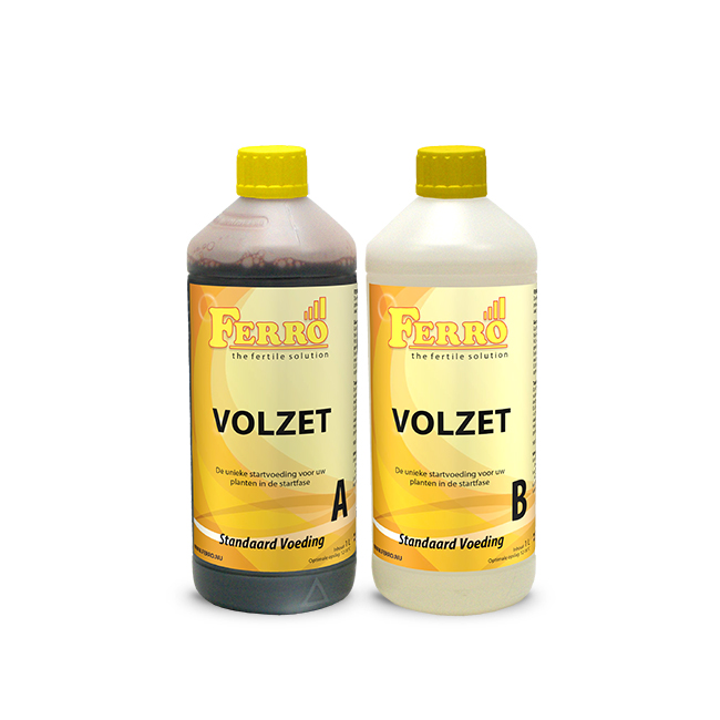 Ferro Standaard Volzet A&B – Specifieke voeding voor volzet hydrosystemen zoals steenwol en mapito