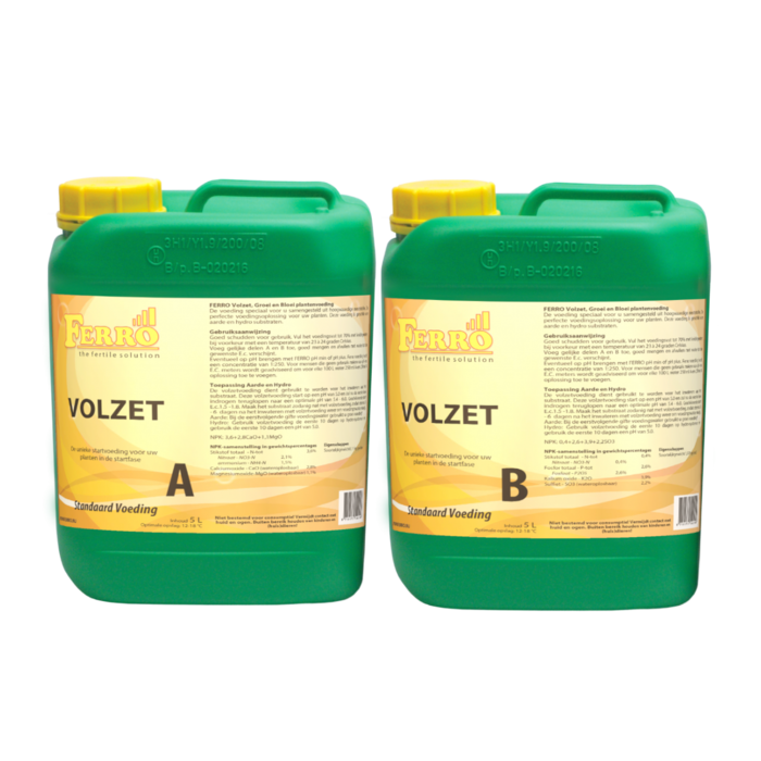 Ferro Standaard Volzet A&B