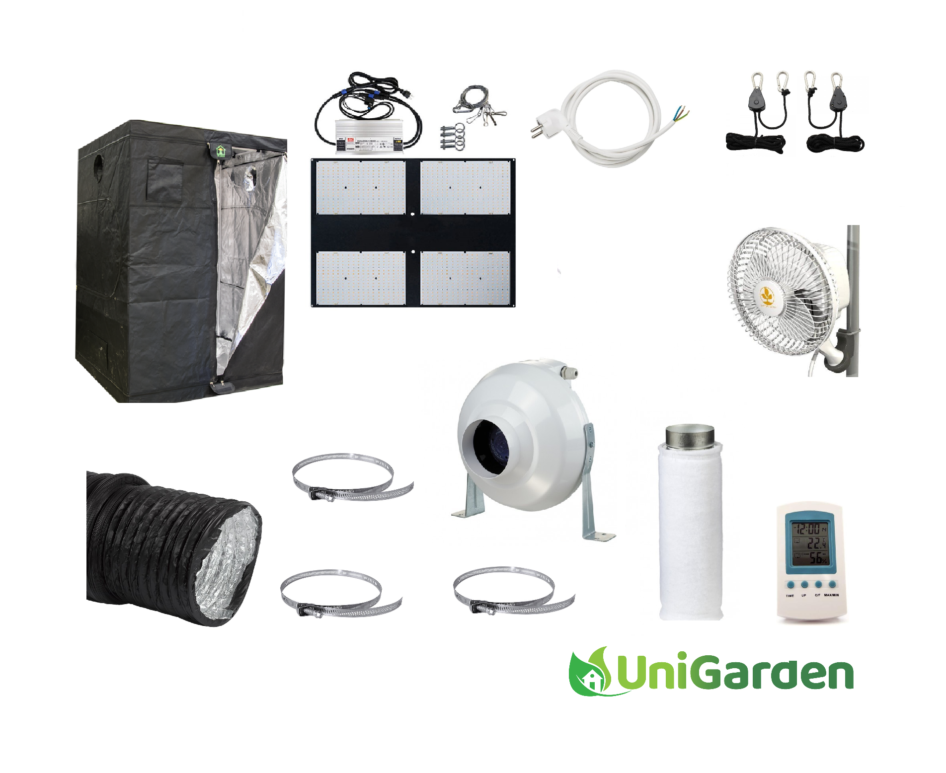 Complete Kweektent Dr. Green 100x100x200cm DLG Led 480W