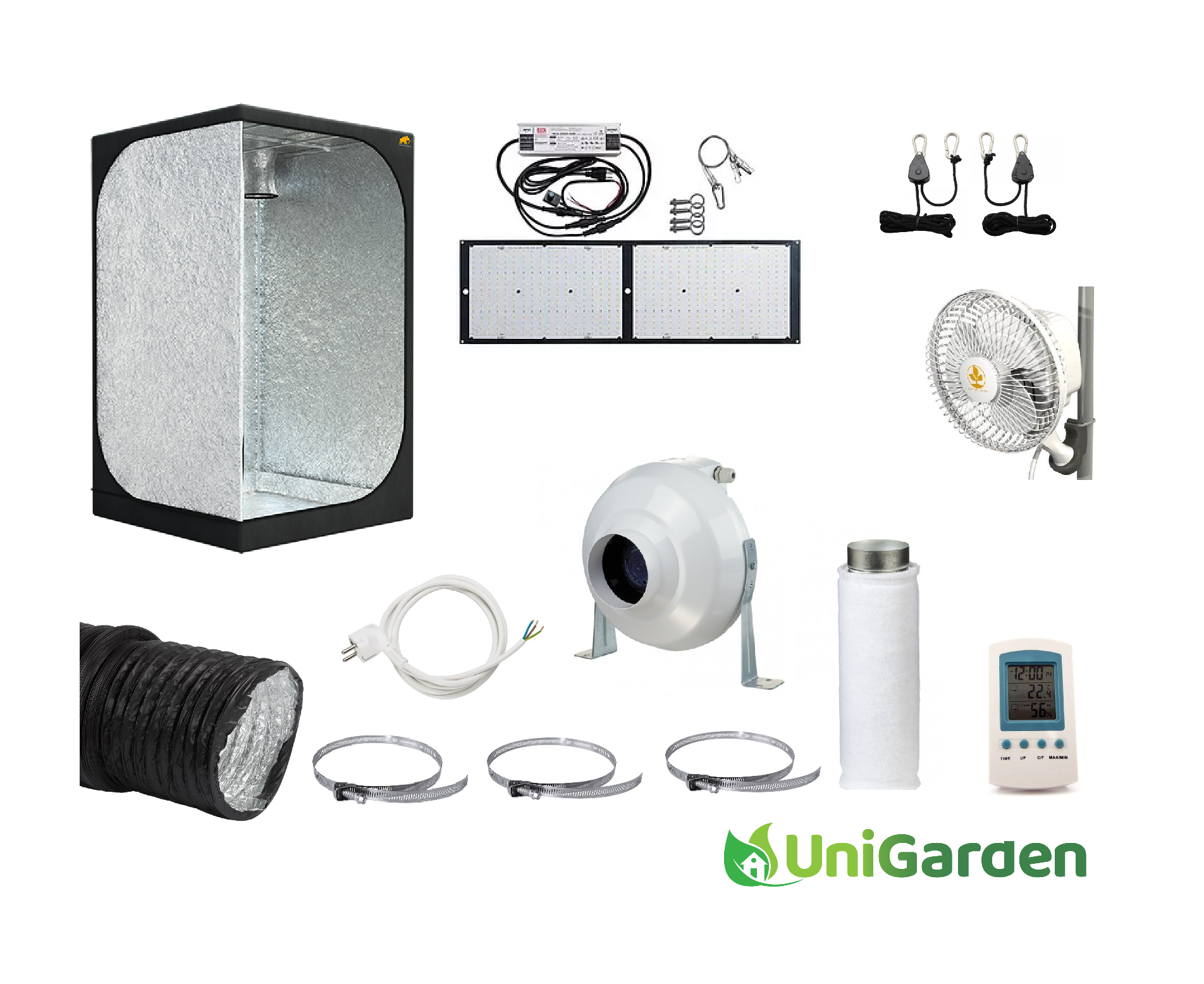 Complete Kweektent Mammoth Lite 100x100x180cm LED 240W