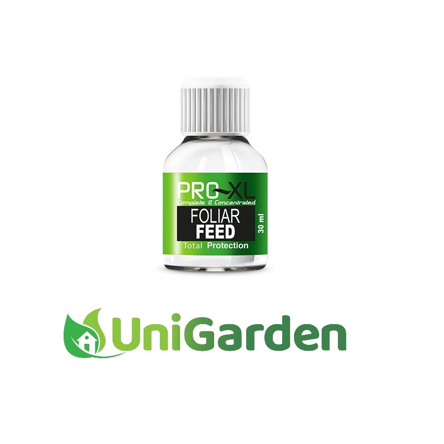 Flesje Pro-XL Foliar Feed 30ml – snelwerkende bladvoeding voor directe opname en optimale plantengroei.