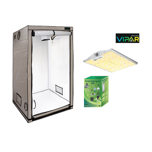 Grow Set Compleet 80x80cm Vipar Spectra XS1000 100W