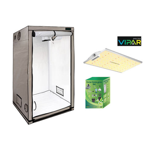 Grow Set Compleet 80x80cm Vipar Spectra XS2000 220W