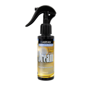 Airfan Dream Spray – luchtverfrisser met kalmerende geur voor slaapkamer of kweekruimte.