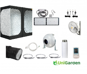 Complete Kweektent Mammoth Classic+ 80x80x180cm DLG LED 240W