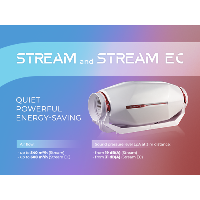 Vents Stream EC Buisafzuiger