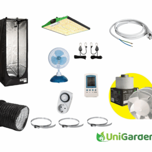 Complete Kweektent LED Dark box 60x60x180cm Vipar XS1500 150w