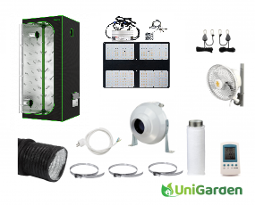 Complete Kweektent Dark Box 120x120x220cm Pro DLG Led 480W