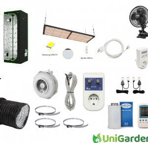 Complete Kweektent Dark box 80x80x200cm DLG Led 240w