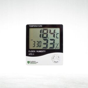 Digitale Thermo-Hygrometer zonder externe sensor – meet temperatuur en luchtvochtigheid met compact LCD-display