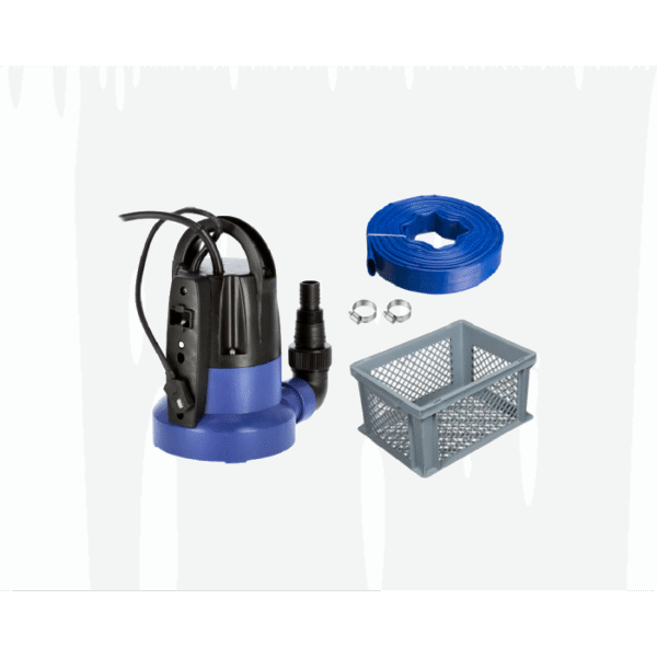 Flat Joe vlakzuigpomp – Plug&Play waterpomp voor het droogzuigen van vloeren tot 1 mm