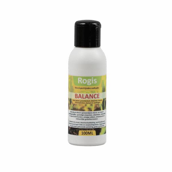 Flesje Rogis Balance 100ml – biologisch plantenversterkend middel ter ondersteuning van de natuurlijke weerstand van planten