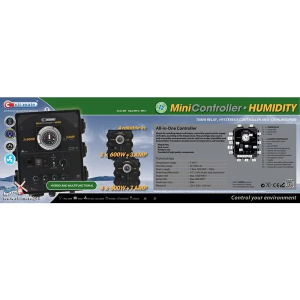 Cli-Mate Mini-Controller Humi